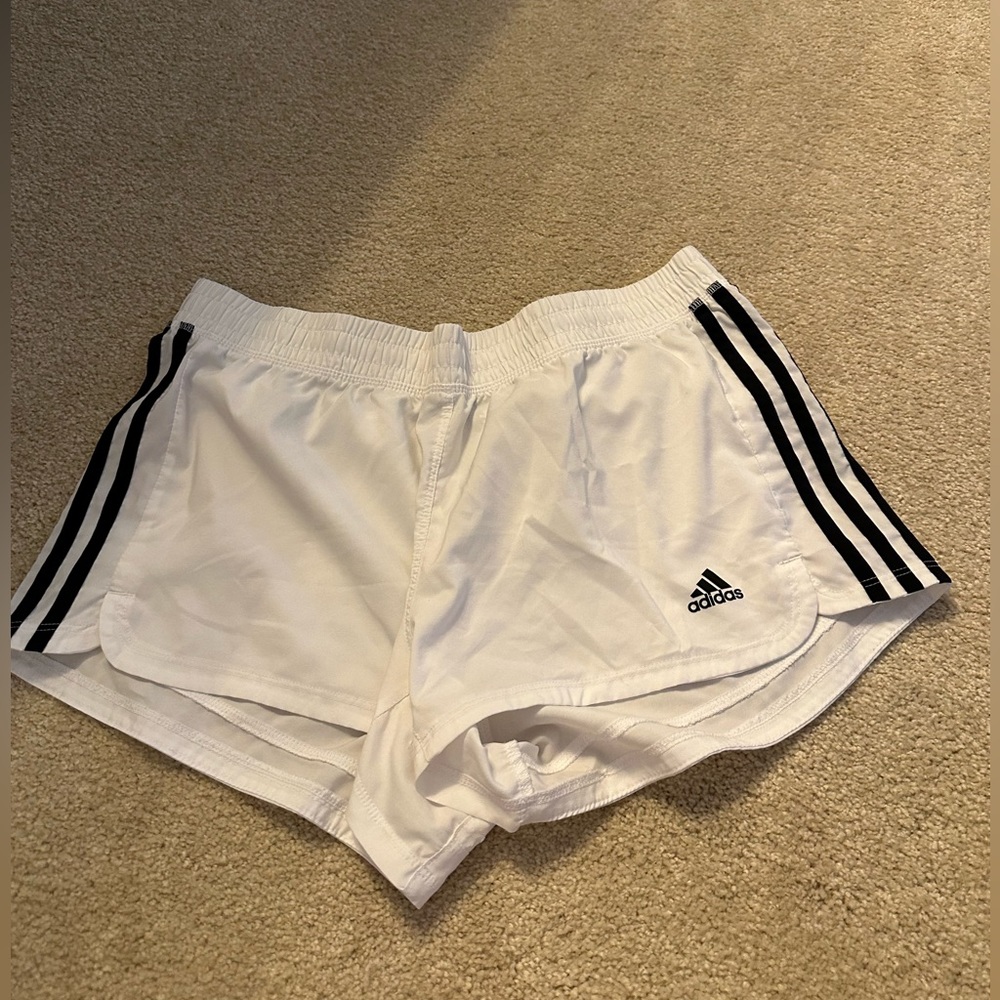 Adidas shorts white